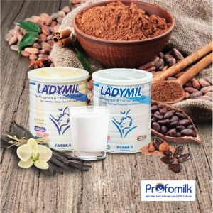 Ladymil là sữa công thức sinh học chuyên biệt dành cho phụ nữ mang thai và cho con bú. Sữa bầu Ladymil được nhập khẩu nguyên lon từ vương quốc Bỉ